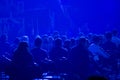 Audience listens to the lecturer at the conference Royalty Free Stock Photo