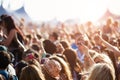 Audience At Outdoor Music Festival