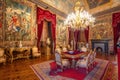 Audience Room at Palace of Ajuda Interior - Lisbon, Portugal