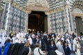 The audience for the speech of Pope Francis. Royalty Free Stock Photo