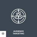 Audience Targeting Icon Vector.