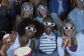 Audience Watching 3-D Movie
