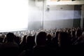 audience watching theater play Royalty Free Stock Photo