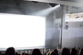 audience watching theater play Royalty Free Stock Photo