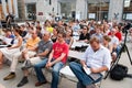 Audience at workshop in