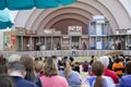 Audiences are attract by pet show in Fair Park Royalty Free Stock Photo
