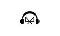 MP3 Audio Music Icon with bluetooth - Vector Audio Format Flat bluetooth logo