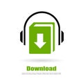 Audio book download logo