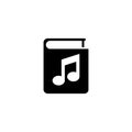 Audio Book, Ebook Flat Vector Icon Royalty Free Stock Photo