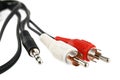 Audio cables Royalty Free Stock Photo