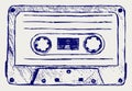 Audio cassette Royalty Free Stock Photo