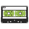 Audio Cassette black transparent