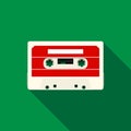Audio Cassette Icon Royalty Free Stock Photo