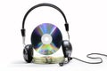 Audio compact disk Royalty Free Stock Photo