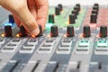 Audio controller Royalty Free Stock Photo