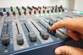 Audio controller Royalty Free Stock Photo