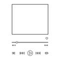 Audio Controls Vector