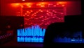 Audio equalizer bars display, sound waves, music visualization, audio technology, rhythm, Stock Photo, Generative AI
