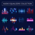 Audio Equalizer Neon Set