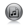 Audio file format icon