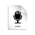 Audio file icon