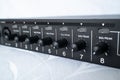 Audio interface for recording music Royalty Free Stock Photo