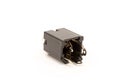 Audio jack adapter to rca connector Royalty Free Stock Photo