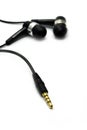 Audio jack and earphone Royalty Free Stock Photo