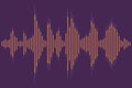 Audio levels simple vector