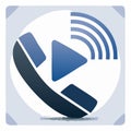 Audio Message Playback Icon Royalty Free Stock Photo