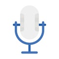 Audio, mic Vector Icon which can easily modify Royalty Free Stock Photo