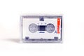 Audio microcassette macro Royalty Free Stock Photo