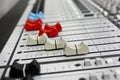 Audio mixer Royalty Free Stock Photo