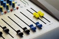 Audio mixer Royalty Free Stock Photo