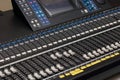 Audio Mixer big studios. Royalty Free Stock Photo