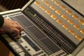 Audio mixer equipment Royalty Free Stock Photo