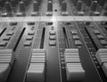 Audio mixer, music equipment Royalty Free Stock Photo