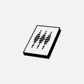 Audio Mixer. vector Simple modern icon design illustration Royalty Free Stock Photo