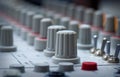 Audio mixing board Royalty Free Stock Photo