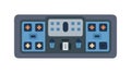 Audio Patch Panel Signal Routing Connector, vector design Generative AI Royalty Free Stock Photo