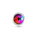 audio player buttos functions vector designs Royalty Free Stock Photo