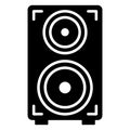 Audio player, music player Line Style vector icon which can easily modify or edit Royalty Free Stock Photo