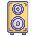Audio player, music player Line Style vector icon which can easily modify or edit Royalty Free Stock Photo