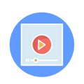 Audio player Vector icon which can easily modify or edit Royalty Free Stock Photo