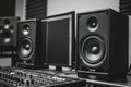 Audio Production Studio Setup Royalty Free Stock Photo