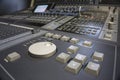 Audio Production Switcher of Television Broadcast Royalty Free Stock Photo
