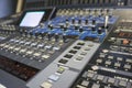 Audio Production Switcher of Television Broadcast Royalty Free Stock Photo