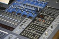 Audio Production Switcher of Television Broadcast Royalty Free Stock Photo