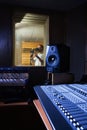 Audio recording studio Royalty Free Stock Photo
