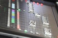 Audio sound mixer in concert Royalty Free Stock Photo